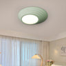 Bedroom Minimalist white LED Flush Mount Ceiling Light Image - 13