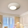 Bedroom Minimalist white LED Flush Mount Ceiling Light Image - 3