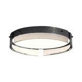 Bedroom Modern Black Circle Flush Mount Ceiling Light Image - 6