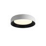 Bedroom Modern Black Circular LED Flush Mount Light Image - 2