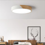 Bedroom Modern Circle LED Flush Mount Ceiling Light Image - 1