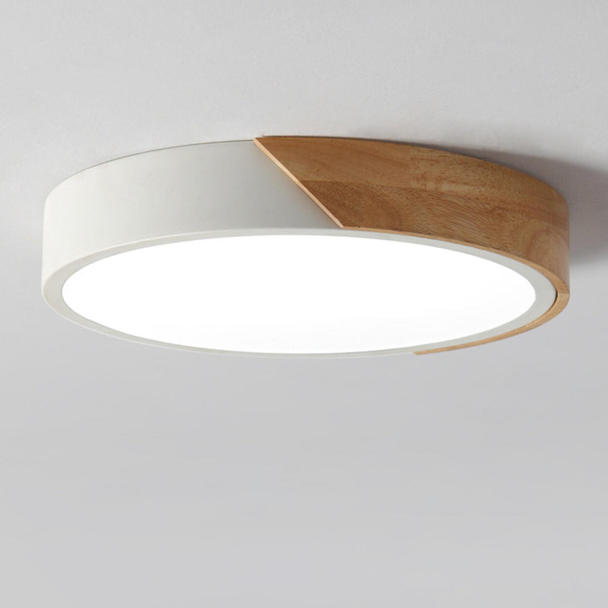 Bedroom Modern Circle LED Flush Mount Ceiling Light Image - 10