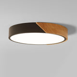 Bedroom Modern Circle LED Flush Mount Ceiling Light Image - 12