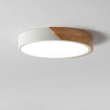 Bedroom Modern Circle LED Flush Mount Ceiling Light Image - 7