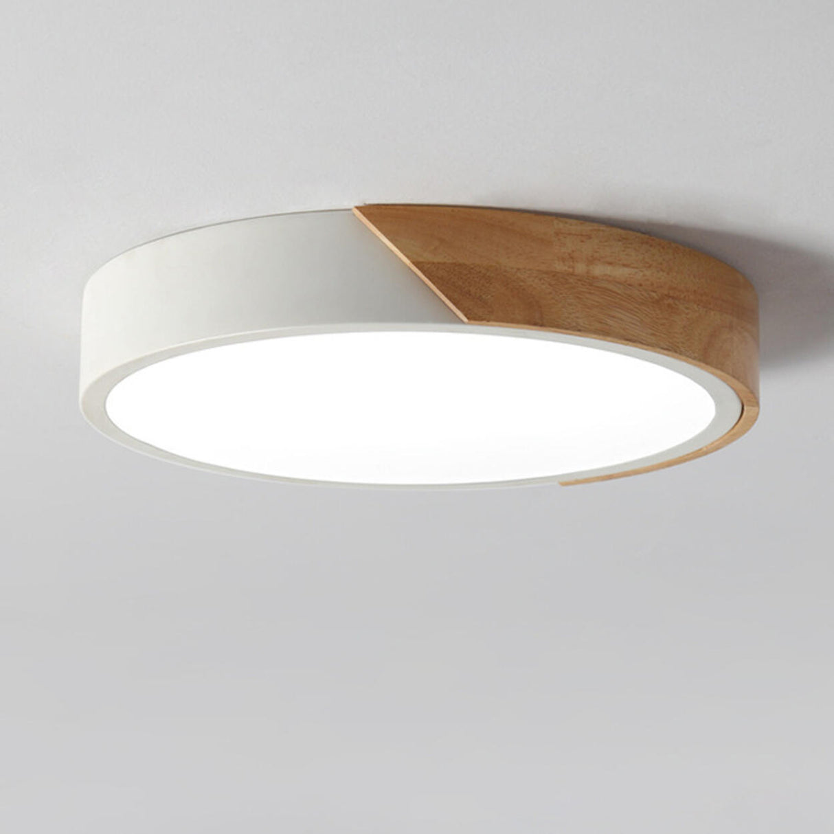 Bedroom Modern Circle LED Flush Mount Ceiling Light Image - 9