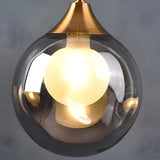 Bedroom Modern Glass Globe Gold Wall Mounted Sconce Image - 14