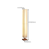 Bedroom Modern Rectangular Column Wood Floor Lamp Image - 14