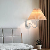 Bedroom Modern White Cone Shade Vanity Light Fixture Image - 20