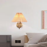 Bedroom Modern White Cone Shade Vanity Light Fixture Image - 21