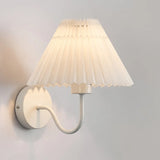 Bedroom Modern White Cone Shade Vanity Light Fixture Image - 6