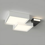 Bedroom Modish Triple Round LED Flush Mount Light Image - 8