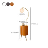 Bedroom Moon Adjustable Floor Lamp with Storage Shelf #size