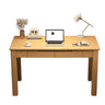 Bedroom Rectangular Wood Nut-Brown Storage Writing Desk Set Image - 3