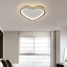 Bedroom Romantic Loving Heart LED Flush Mount Light Image - 4