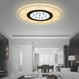 Bedroom Round Blossom LED Flush Mount Ceiling Light Image - 3