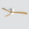 Bedroom Simple 3 Blade Wood Ceiling Fan With LED Light Image - 8