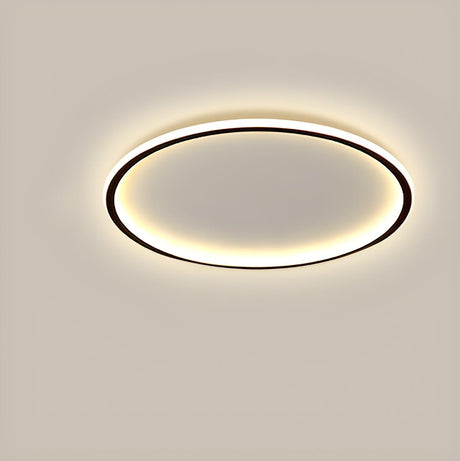 Bedroom Simple Black Star LED Flush Mount Ceiling Light Image - 2