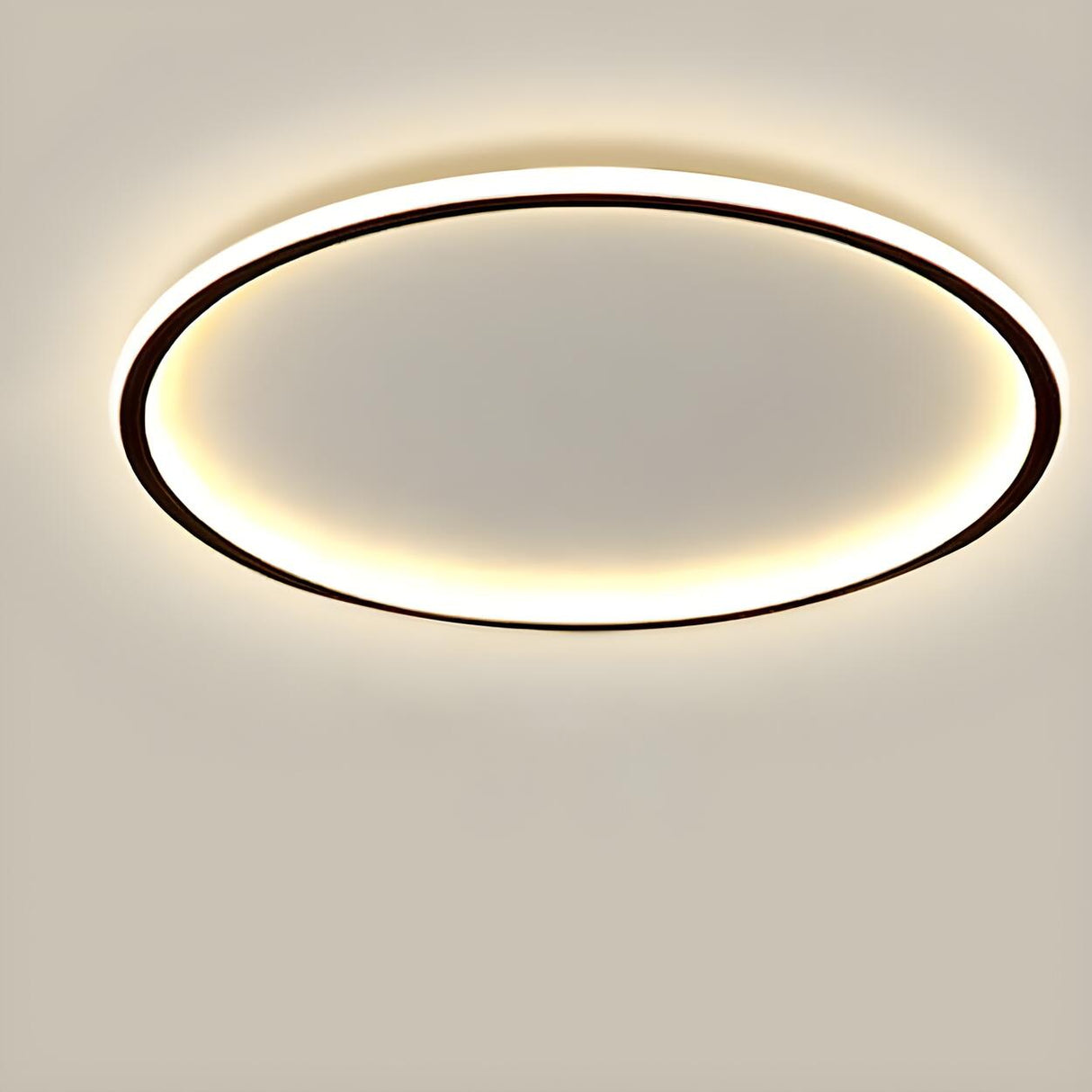 Bedroom Simple Black Star LED Flush Mount Ceiling Light Image - 9