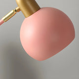 Bedroom Simple Macaron Globe Shade Metal Table Lamp Image - 10