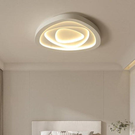 Bedroom Simple Triangle LED Flush Mount Ceiling Light Image - 1