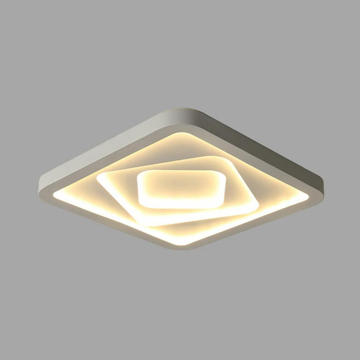 Bedroom Simple Triangle LED Flush Mount Ceiling Light Image - 11