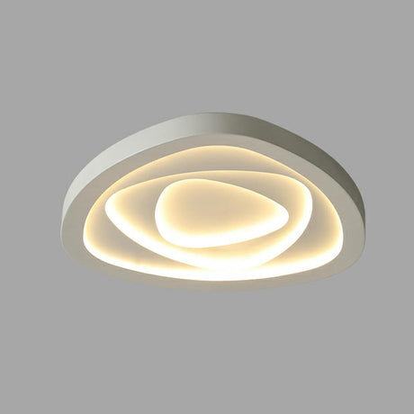 Bedroom Simple Triangle LED Flush Mount Ceiling Light Image - 2