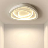 Bedroom Simple Triangle LED Flush Mount Ceiling Light Image - 4