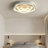 Bedroom Simple Triangle LED Flush Mount Ceiling Light Image - 8