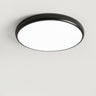 Bedroom Simple Yellow Round Flush Mount Ceiling Light Image - 2