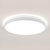 Bedroom Simplistic White LED Flush Mount Ceiling Light Image - 13