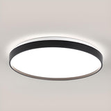 Bedroom Simplistic White LED Flush Mount Ceiling Light Image - 14