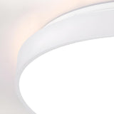 Bedroom Simplistic White LED Flush Mount Ceiling Light Image - 16