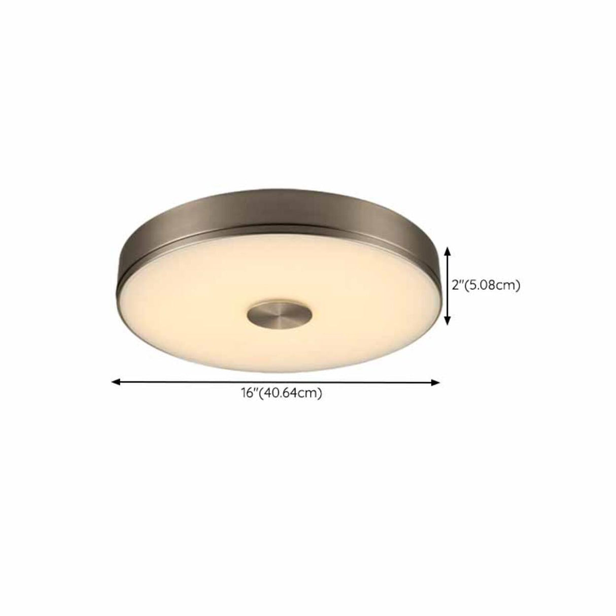 Bedroom Small Round LED Flush Mount Ceiling Light 