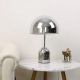 Bedroom Stylish Dome-Shaped Modern Metal Table Lamp Image - 2