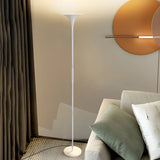 Bedroom Torch Minimalist Black Metal LED Floor Lamp Image - 16