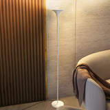 Bedroom Torch Minimalist Black Metal LED Floor Lamp Image - 17