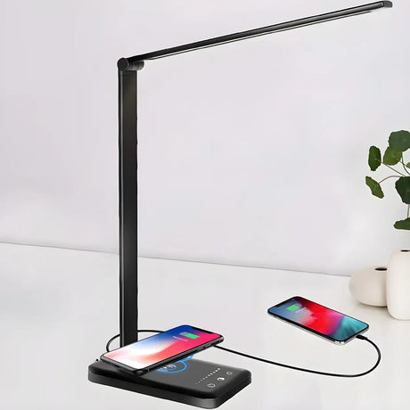 Bedroom Touch Control Metal Folding LED Table Lamp Image - 1