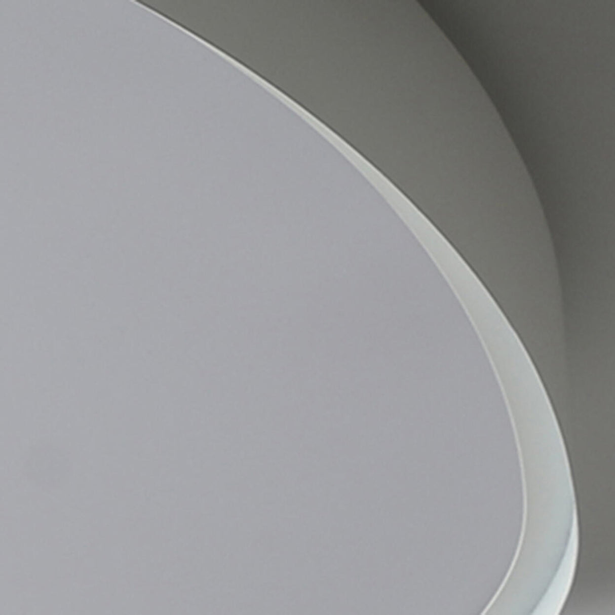 Bedroom White Egg-Shaped LED Flush Mount Ceiling Light Image - 9