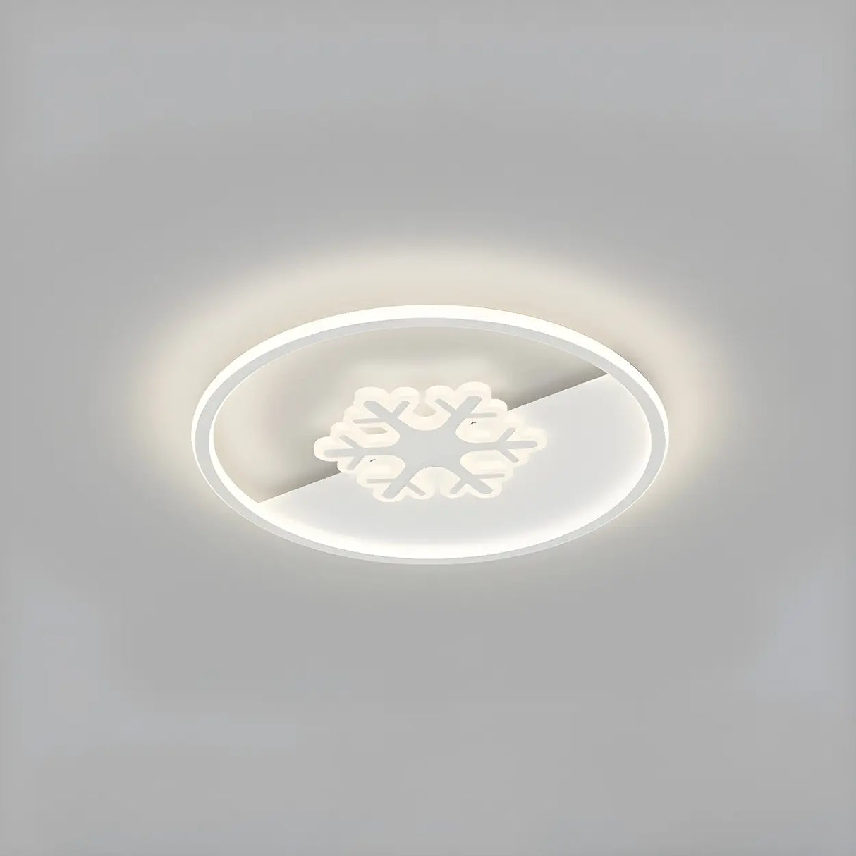 Bedroom White Hot Air Balloon Round Flush Mount Light Image - 11