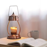 Bedroom White Modern Iron Candle Warmer Table Lamp Image - 13