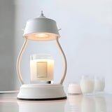 Bedroom White Modern Iron Candle Warmer Table Lamp Image - 4