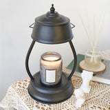 Bedroom White Modern Iron Candle Warmer Table Lamp Image - 6