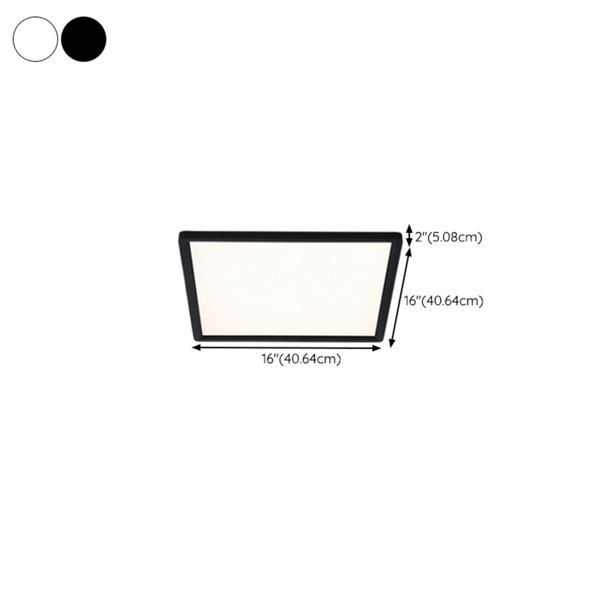 Bedroom White Rectangular LED Flush Mount Ceiling Light Image - 23