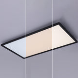 Bedroom White Rectangular LED Flush Mount Ceiling Light Image - 7