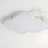 Bedroom White Sun Cloud LED Flush Mount Ceiling Light Image - 11