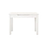 Bedroom White Wood Writing Desk Set with Drawers and Chair Image - 2