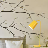 Bedrooms Simple Yellow Cylinder Modern Metal Table Lamp Image - 14