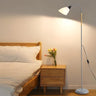 Bedside Adjustable Black Cone Metal LED Floor Lamp Image - 5