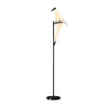 Bedside Bird-Shaped Artistic Gold Stand Floor Lamp Image - 2