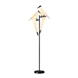 Bedside Bird-Shaped Artistic Gold Stand Floor Lamp Image - 3